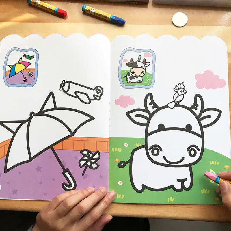 OEM Printing Colouring Book for Kids Customized Kids Coloring Books Children Coloring Book