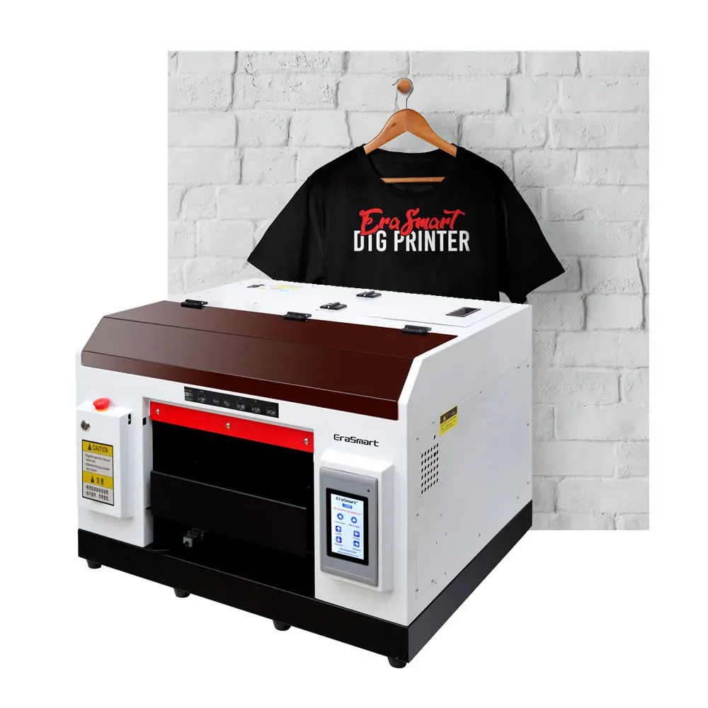 DX5 Desktop Print 8 Color Dtg Flat T Shirt A3 Printer