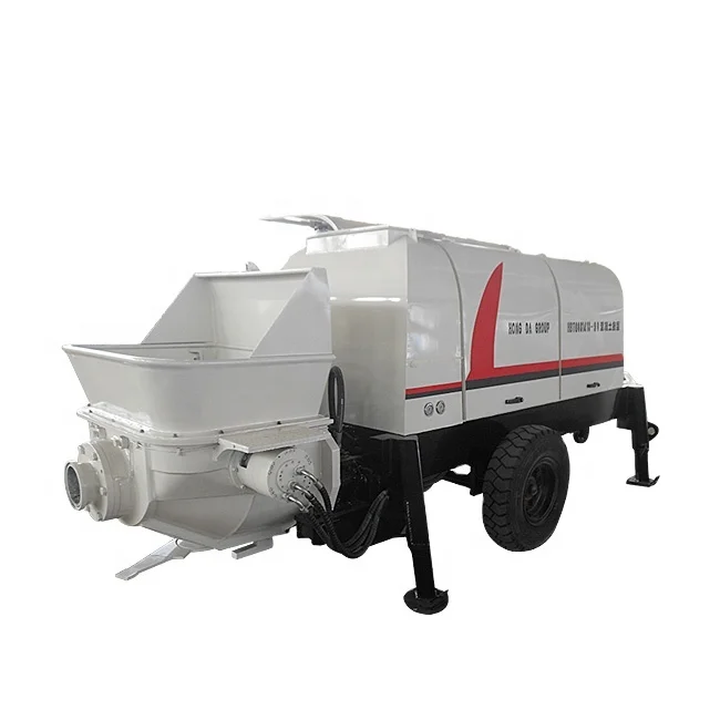 Mini Grout Pumping Equipment Small Electric Diesel Trailer Pump Concrete Machinery