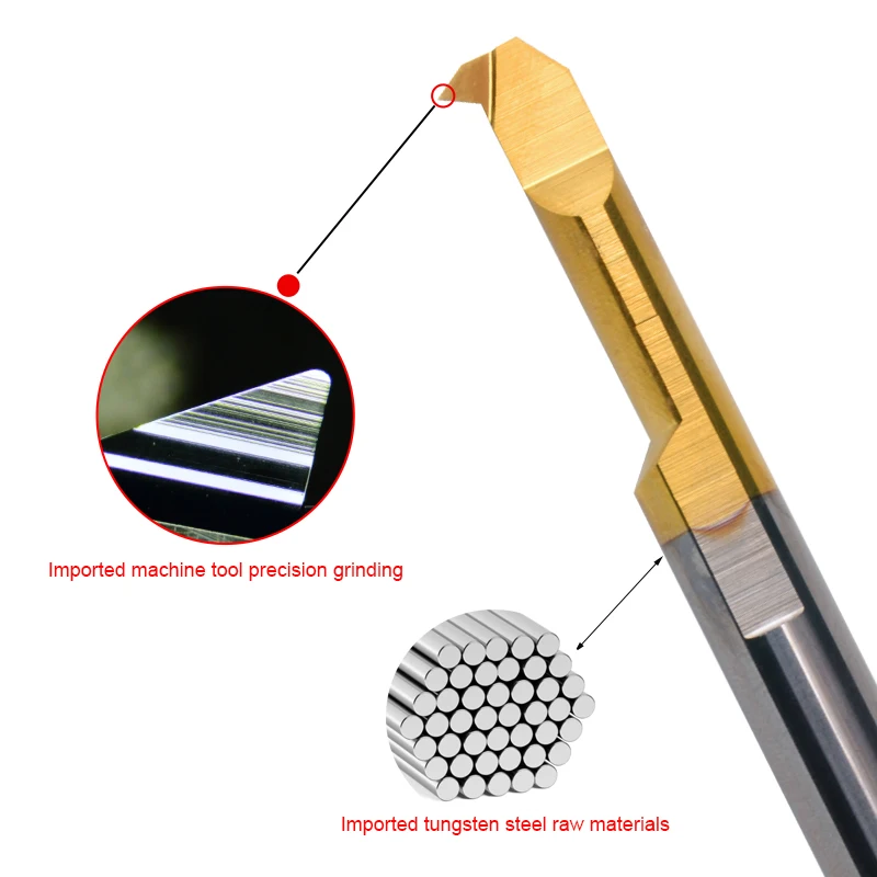 Carbide Tooth Tool Lathe MIR Internal Threading Micro Bore Tool Set  Machine Lathe Turning Tool Tungsten Steel Small Boring bar