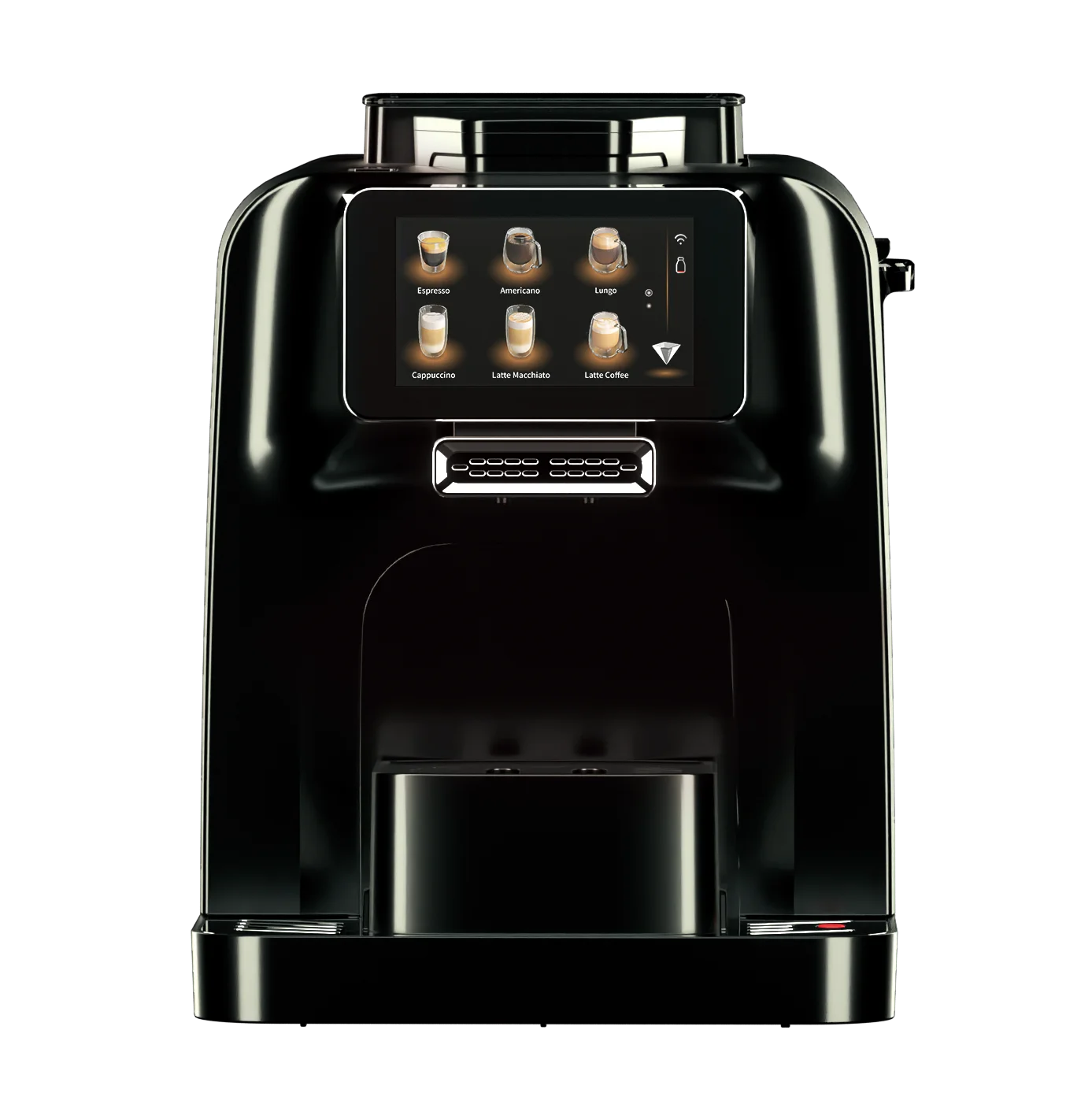 automaitic coffee machine with grinder fully automatic touch screen barista coffee machine  professional with wif