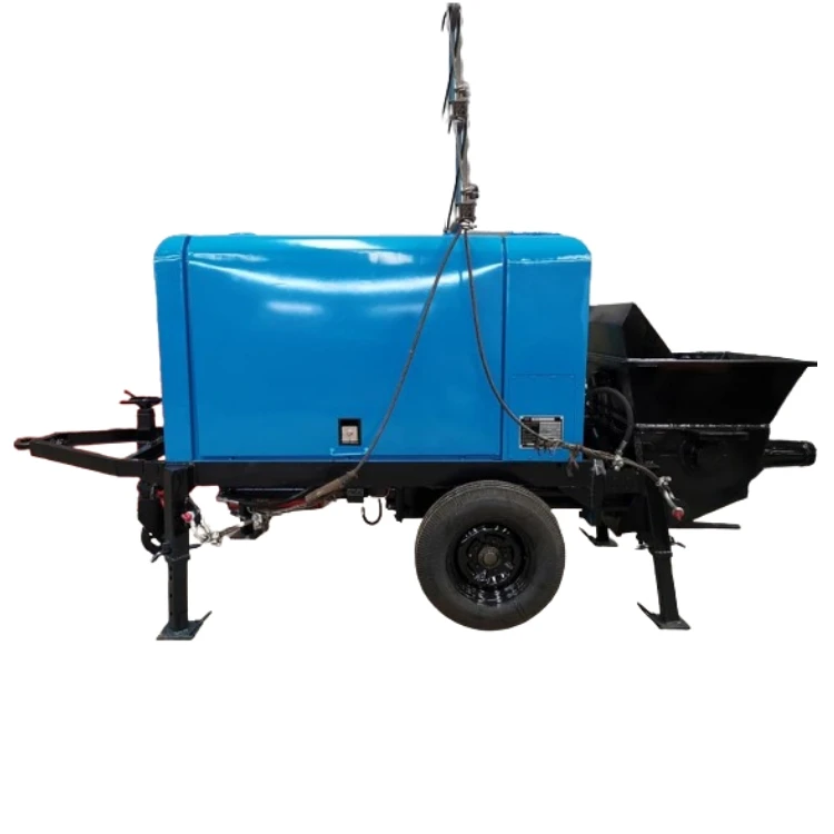 Concrete Pumping Machine Construction Equipment Concrete Pump Miniature Fine Stone Concrete Transfer Pumps