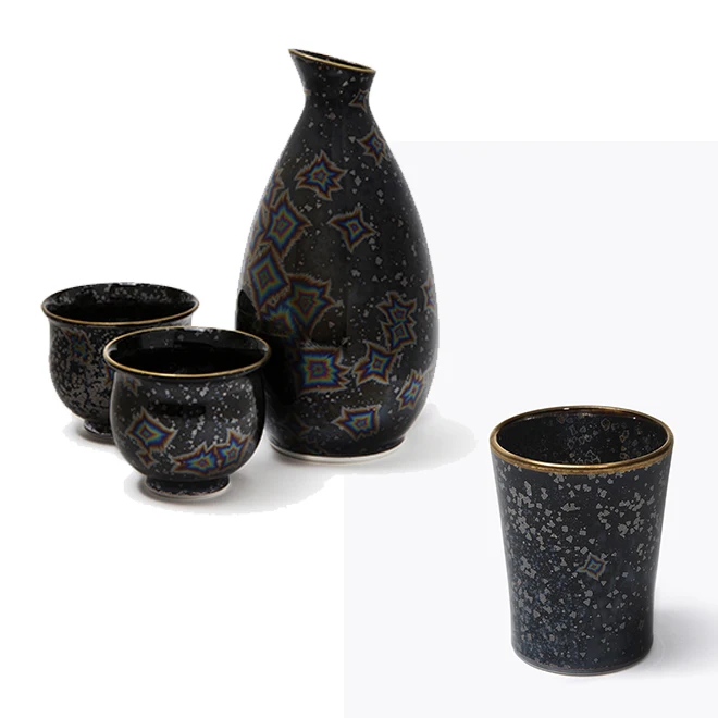 Japan Flower Vase Hip Flasks Blue White Gift Ceramic Bottle Warmer 2 Cup Pot Fiyat Cold Set Sake