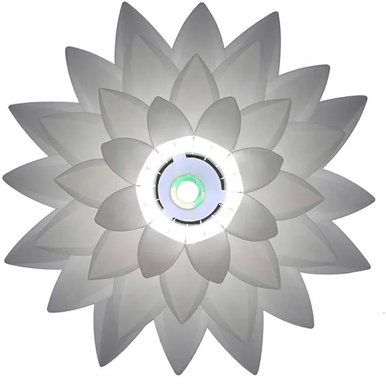 Modern  DIY PP Shade  Pendant Light   Plastic  Lotus  Lamps