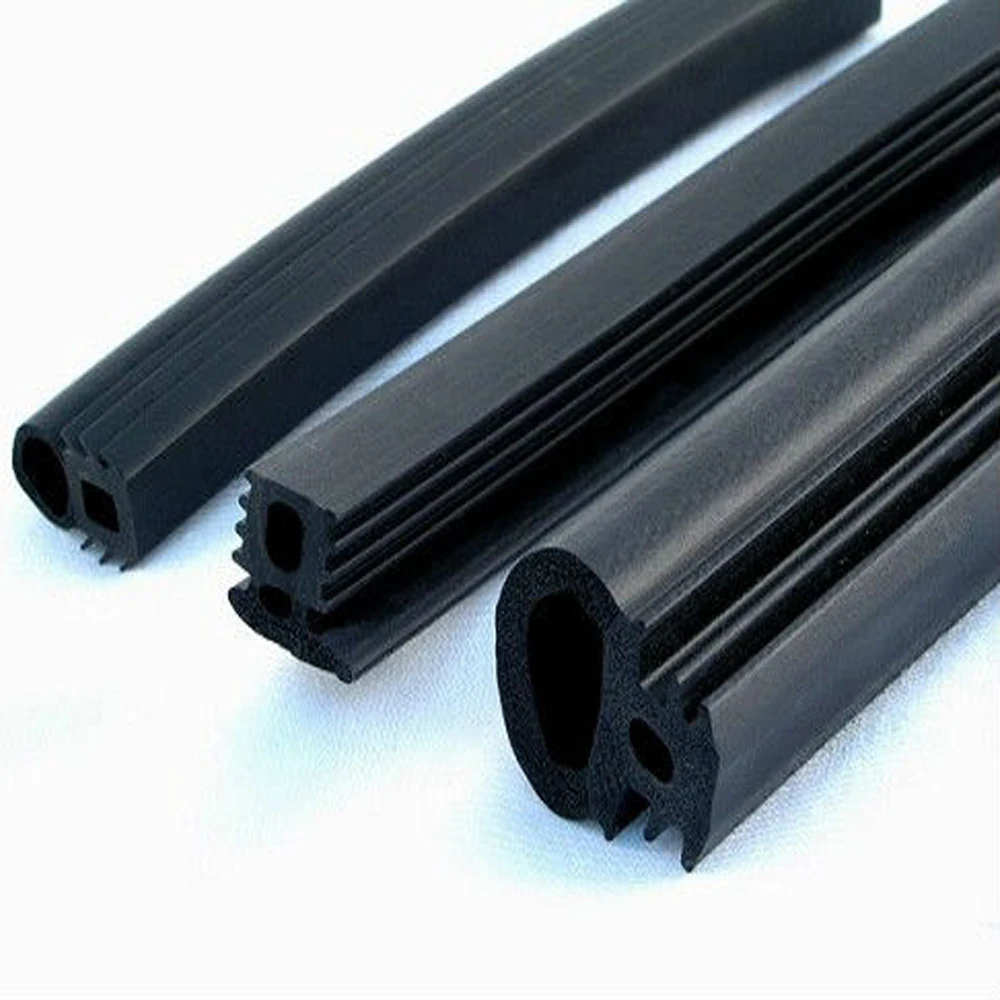 Various types l d u t shaped profile epdm rubber metal edge trim rubber seal strip