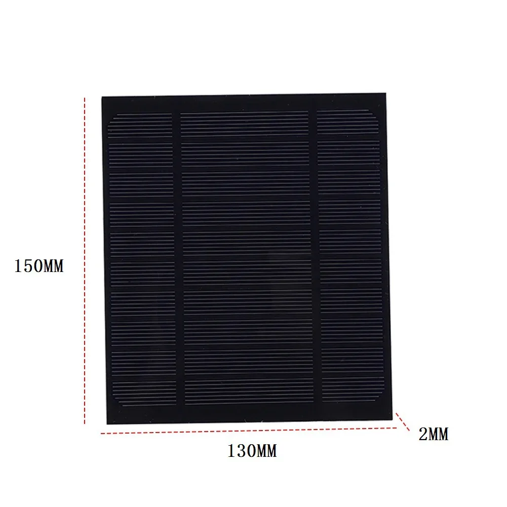 3.5W 5V ETFE Mini Solar Panels Monocrystalline Solar Cell with 3 Ports DC/Type-C/Micro USB for Lighting Monitoring System