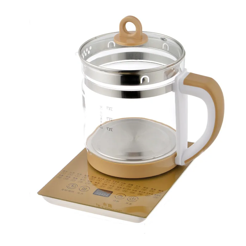 1.8L high borosilicate glass health pot electric kettle household multi-functional decocted medicine pot boiling tea health pot