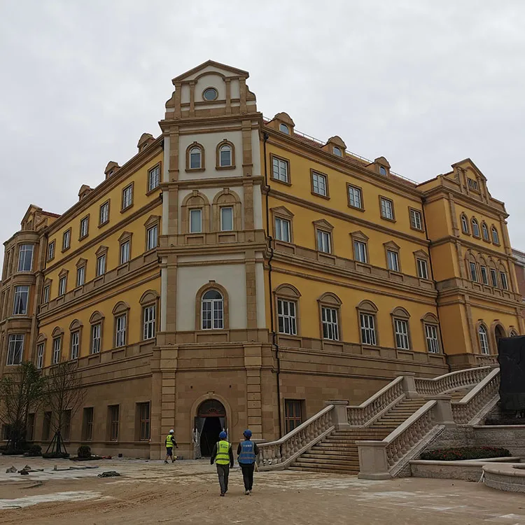 beige sandstone columns natural stone for outsandwall floor