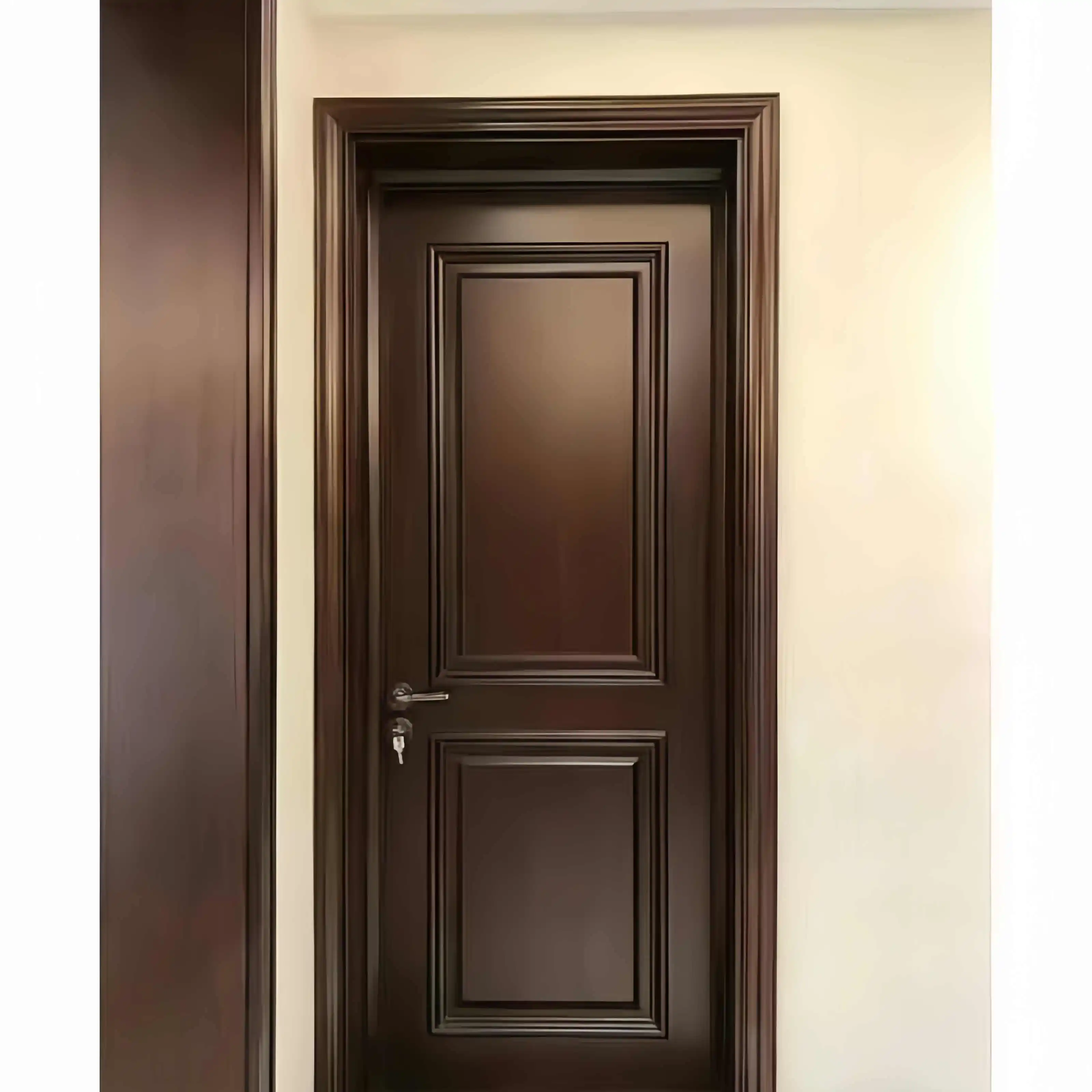 Factory Direct Sale Wood Finish Invisible Flush Door Wood Hidden Flush Solid Wood Door