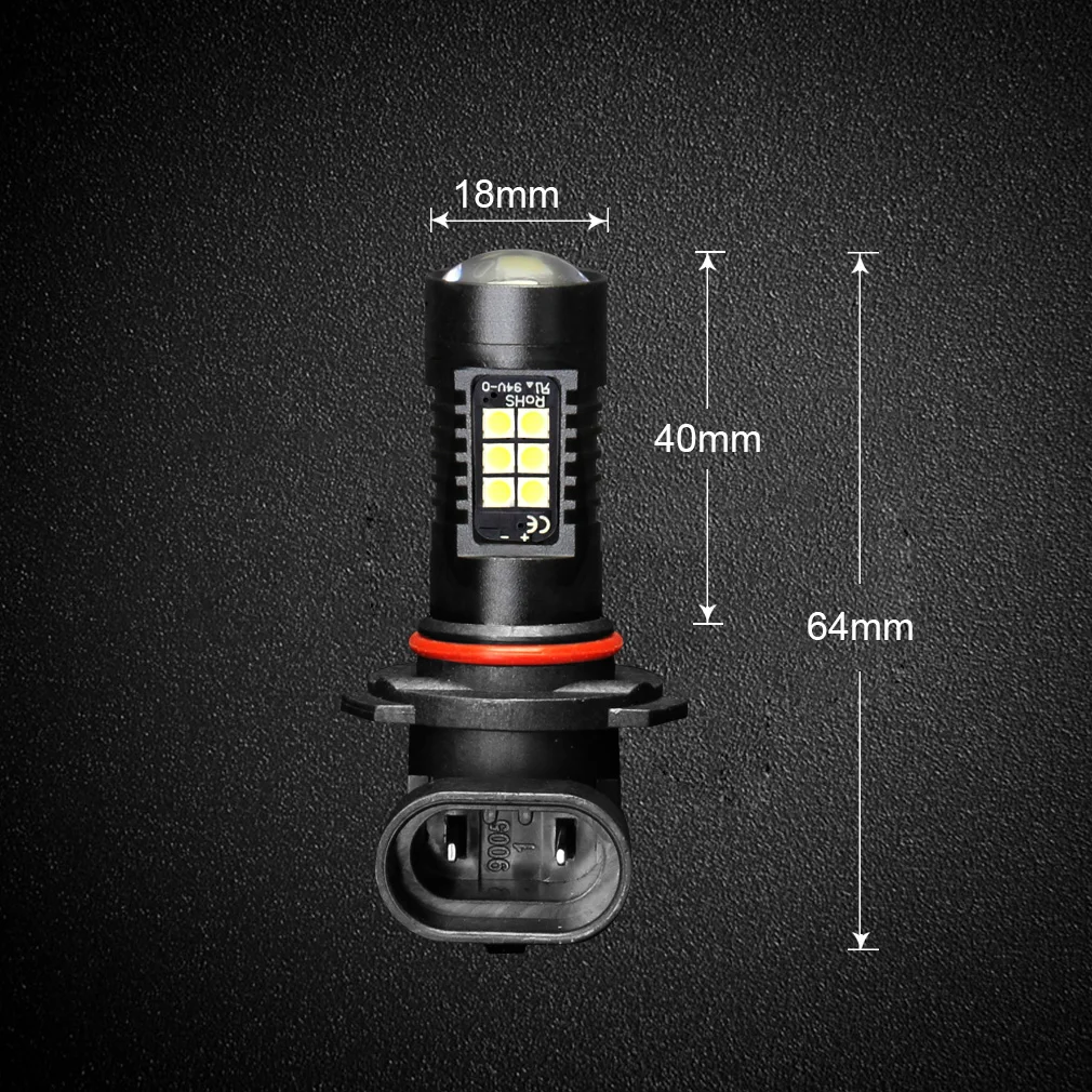 12V 21SMD 3030 Auto Led  H8 H11 H7 9005 HB3 9006 HB4 6000K 3000K Led Driving Lights Car Fog Light Bulbs Lamp
