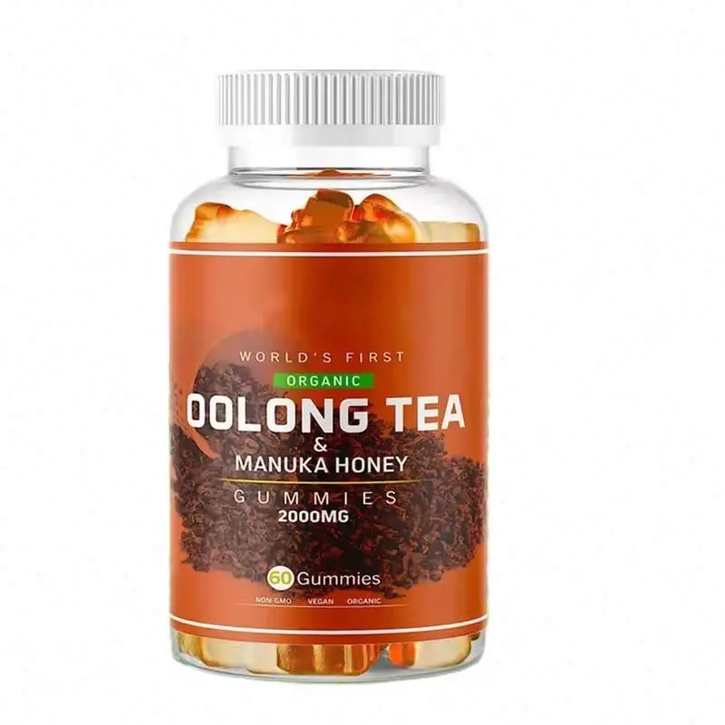 OEM/ODM/OBM веганский чай улун Gummies Manuka мед Органическая китайская черная диетическая добавка
