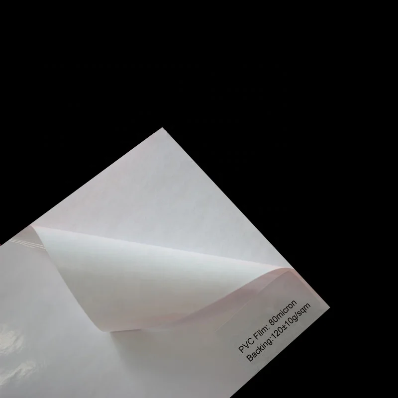 Cheap Wholesale Price High-Glossy High-Adhesion White SAV Sticker for eco solvent printing