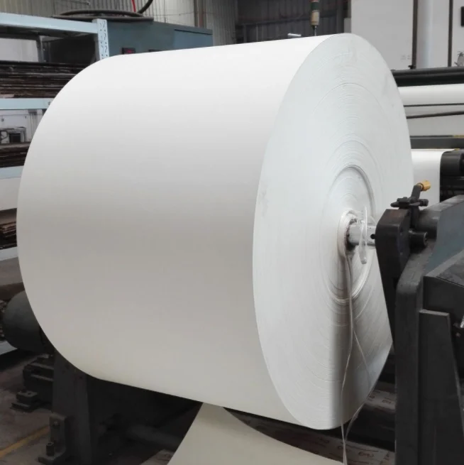 China Manufacture Professional waterproof white offset coated paper in roll for paper cup