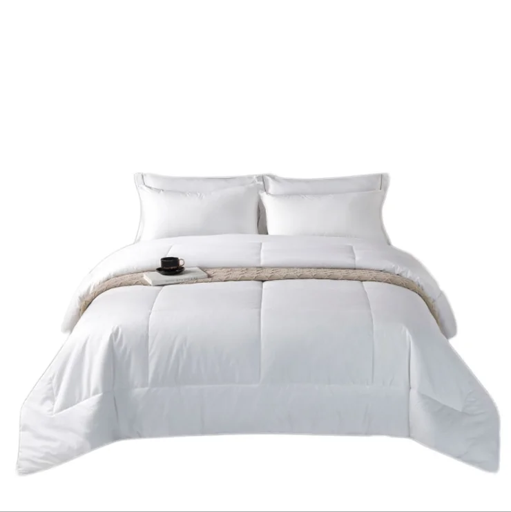 Роскошное противоаллергенное пуховое альтернативное Хлопковое одеяло/пуховое одеяло 10% гусиный пух 90% микрофибра