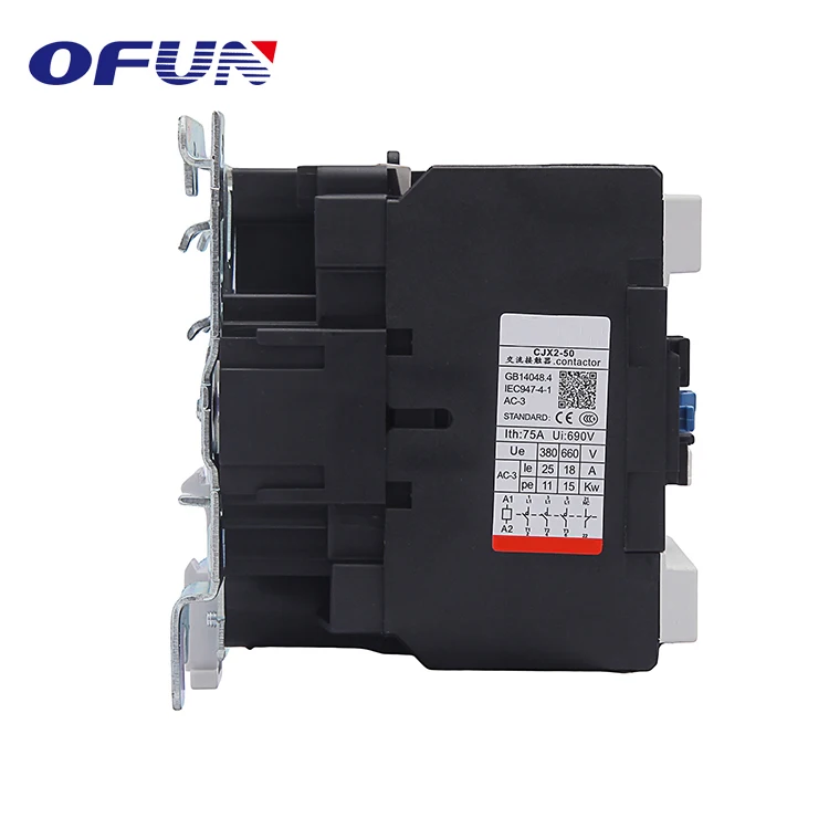 OFUN China Manufacturer CJX2 Series Three Phase LC1 D5011 Ac Contactor