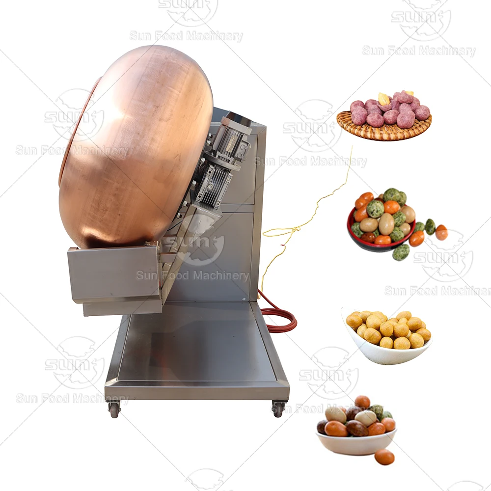 Coated peanut flavor making machine coater machine drum for groundnut nut food
