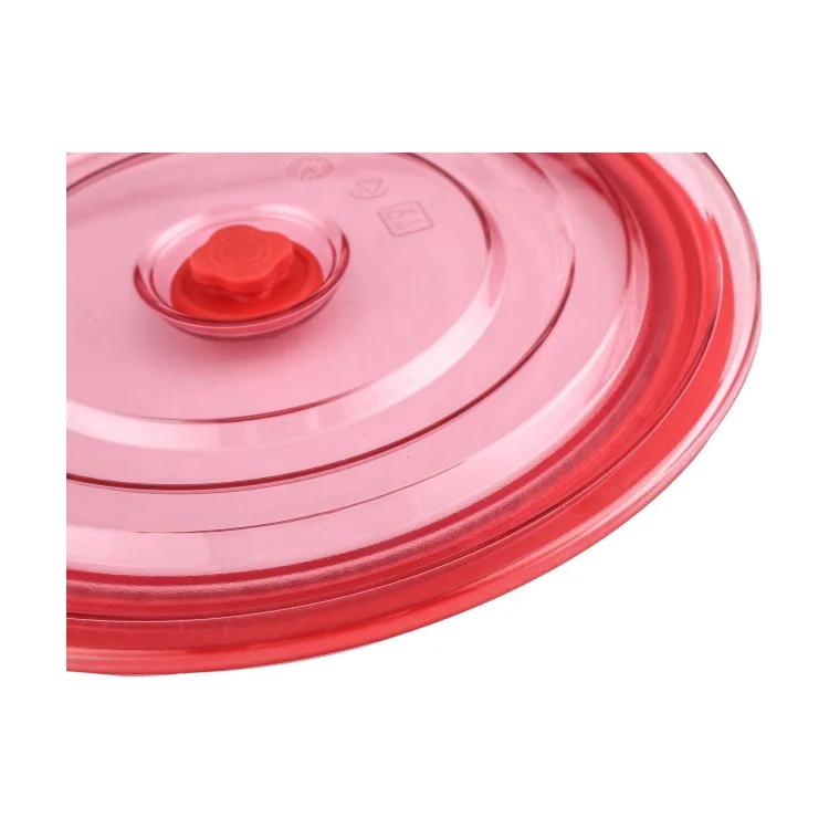 Pyrex Glass Food Container  vacuum cover lid /Heat Resistant Glass Food Storage Container with plastic  lid