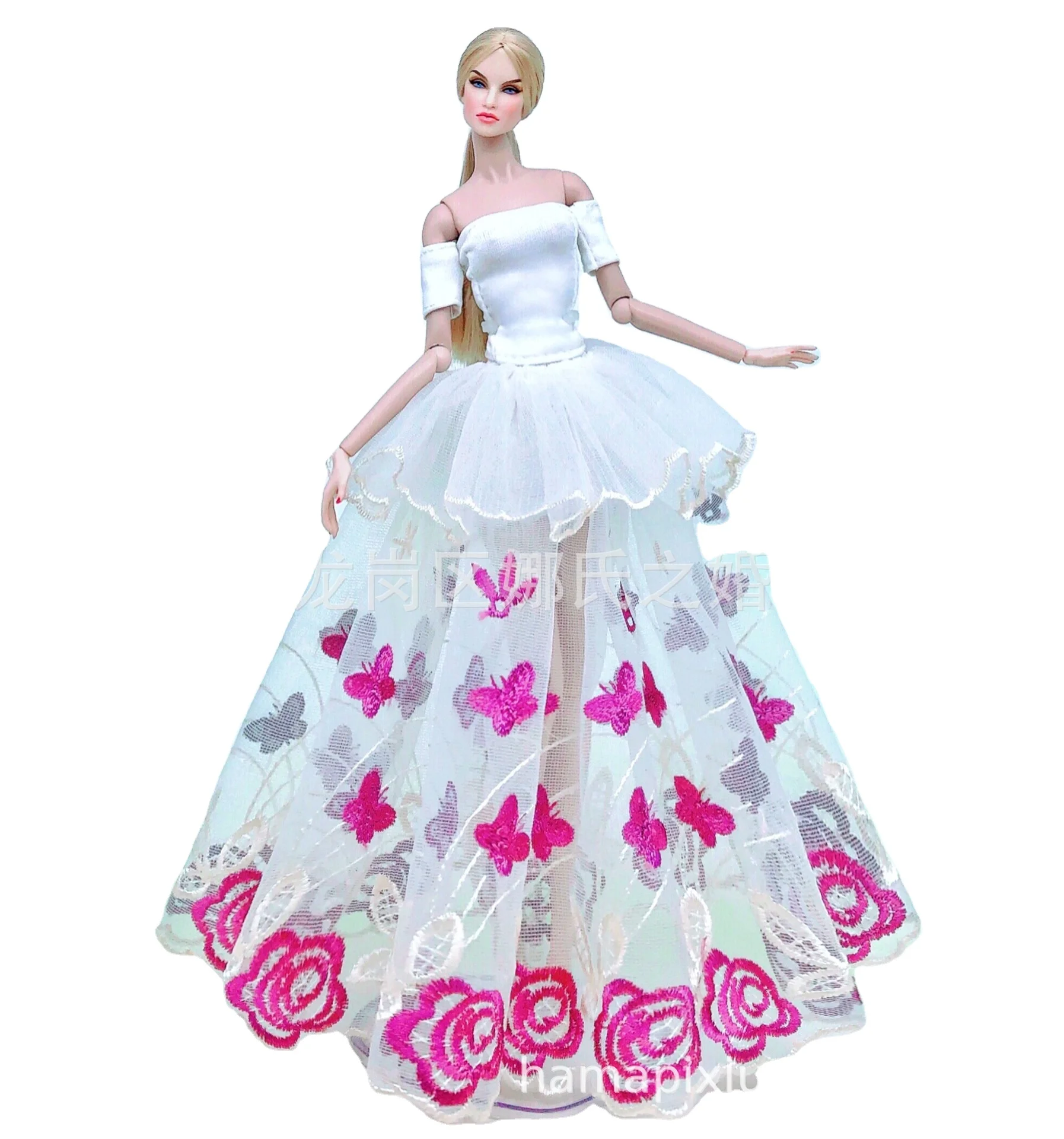 Two-piece European and American fashion dress-up toys can be Barbie doll set clothing fashion Amazon cross-border Hot sale