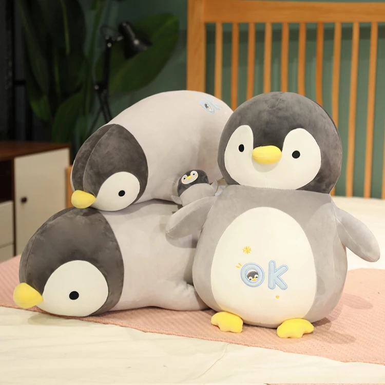 Penguin Doll Lying Pillow Waist Pillow