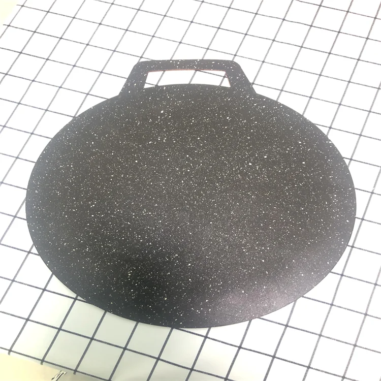 Colorful Promotional Non stick Aluminum Plate 30 cm diameter Cooking Pan