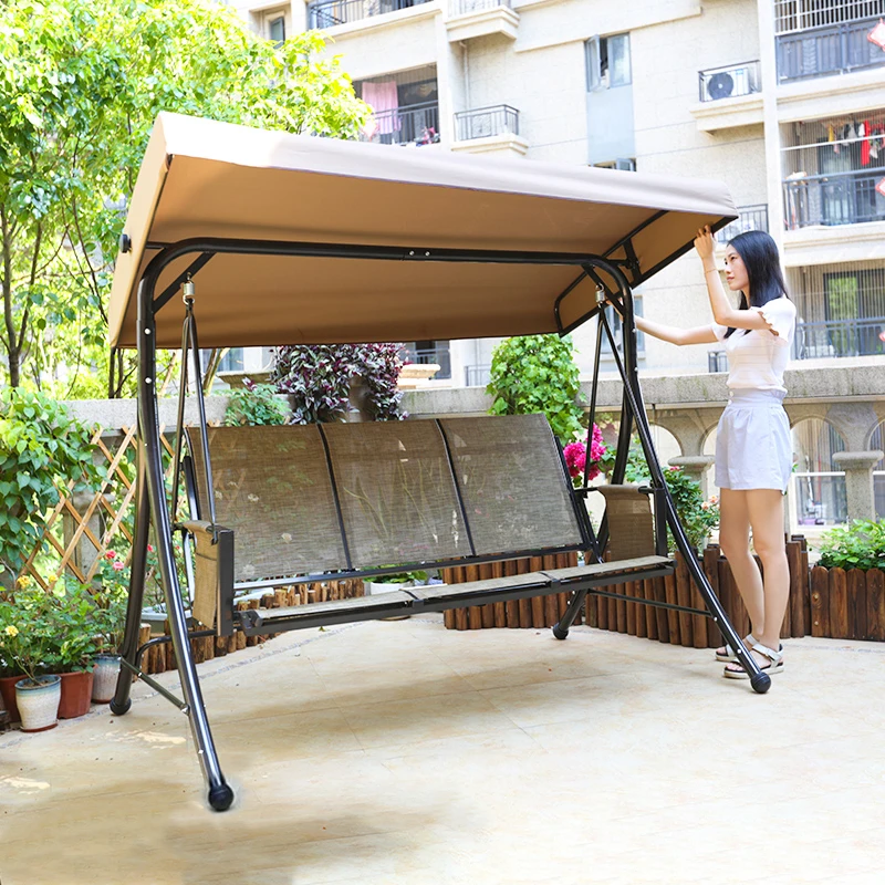 Wholesale Hanging Patio Swings Chair Waterproof and Weather Resistant Outdoor Garden Metal Swing Chair for Outside Use
