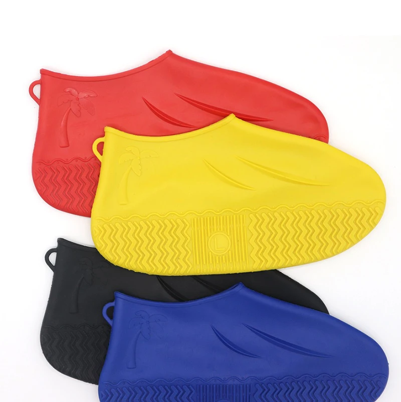 Slip Proof Flexible Easy Wear Shoe Rain Cover Waterproof Silicone Shoe Protection Cover