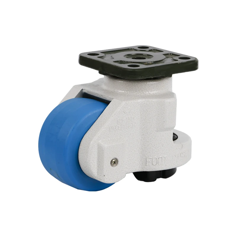 Leveling Caster 112 lbs 3300 Lbs Heavy Foot Master adjustable nylon castor aluminum wheel durable PA foot caster
