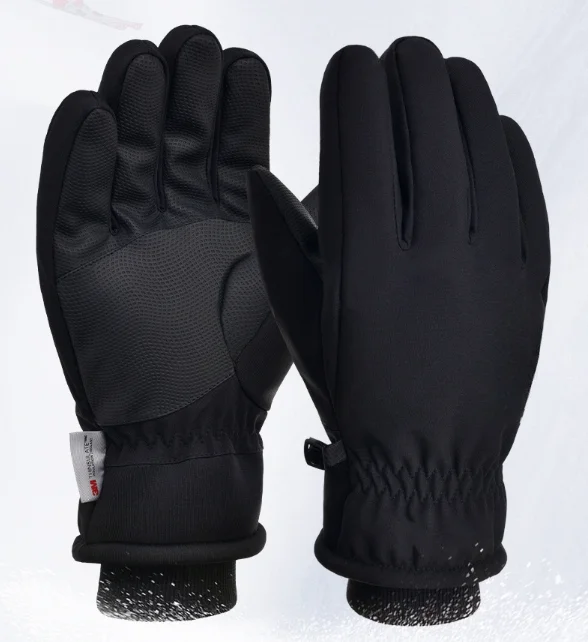 Wholesale outdoor winter waterproof warm touch screen gloves full finger ski gloves