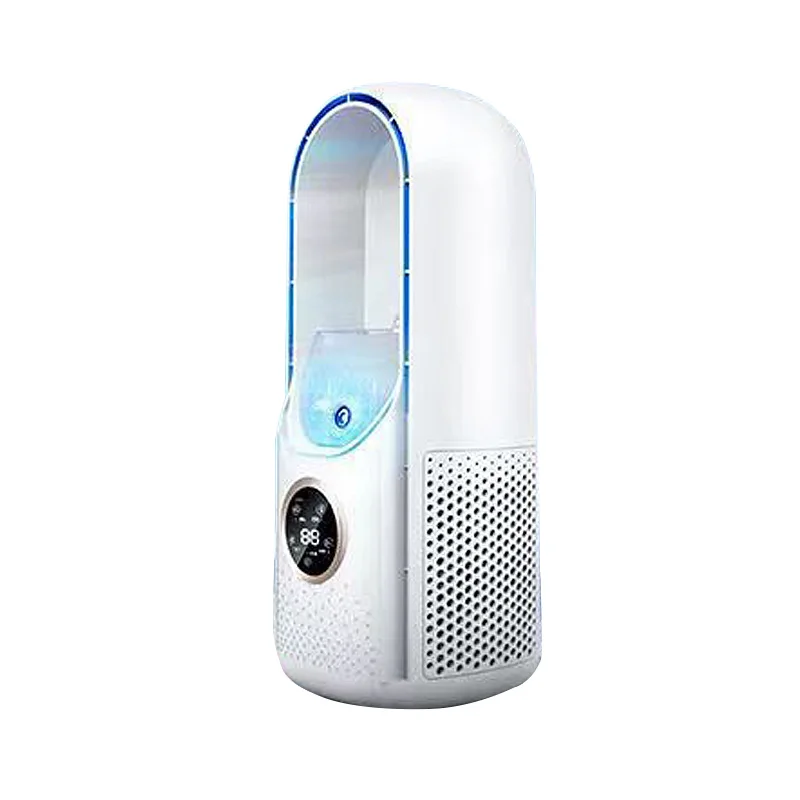 Cool Stand Bladeless Remote Electric Air Fan for room space heating night light