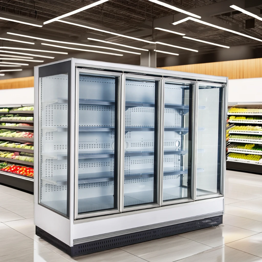 Лидер продаж вертикальный холодильник с вентилятором