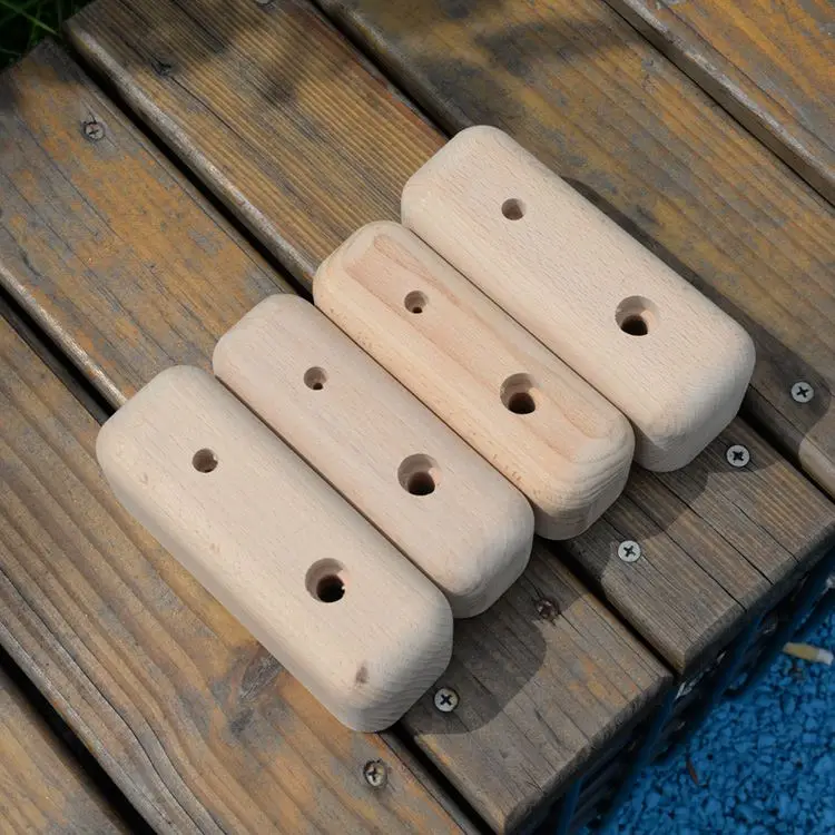 Zeyisy Indoor Rock Climbing hang Finger Strength Training Beech Wood Hangboard for Lover