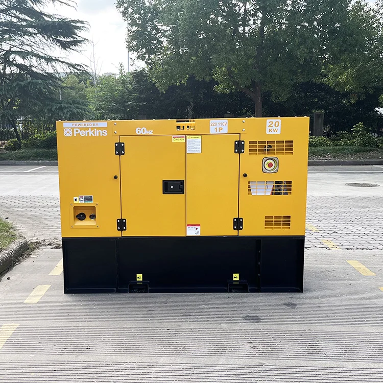 EPA Powered By Perkin Stamford Single Phase 20Kw Genset 25Kva 480 3 Phase Silent Diesel Generator