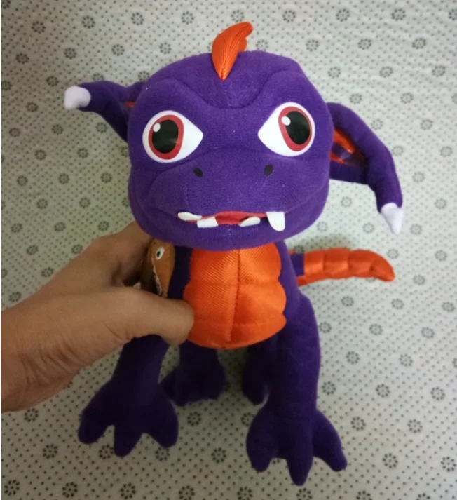 Пользовательские SK Spyro приключенческая плюшевая фигурка Фиолетовый динозавр марионетка от Brawl Stars имя Acg