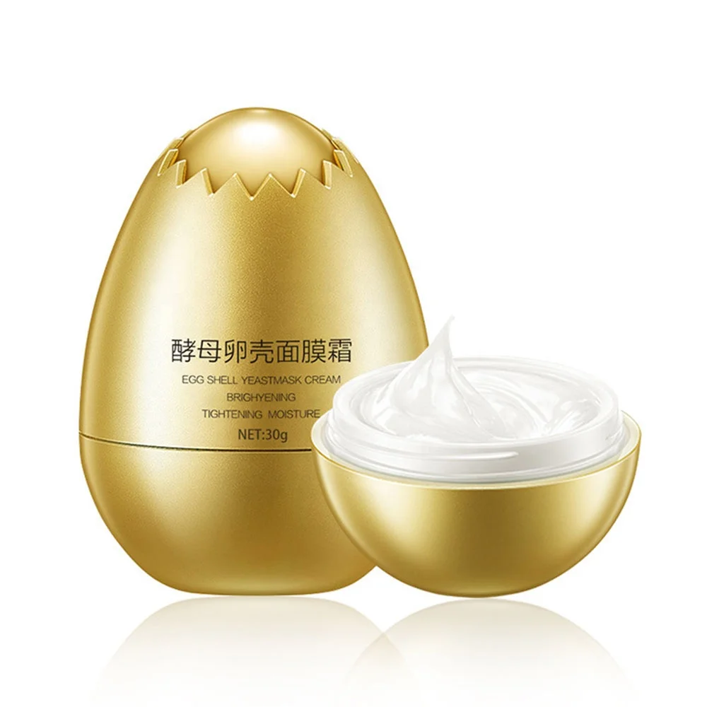 Натуральная, оптовая продажа, OEM, мембрана для яиц из яичницы, витамин, увлажняющий, Осветляющий, питательный крем, маска для лица