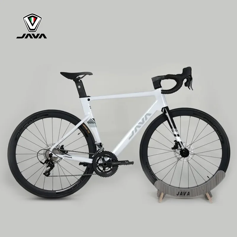 JAVA SILURO6 R5 Road Bicycle Carbon Fiber Fork Cycling Racing Bike LTWOO Hydraulic Disc Brake Thru Axle 18 Speed Siluro 6 R5 UCI