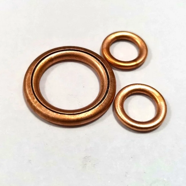 XTSEAO hollow non-asbestos copper o ring gasket ring