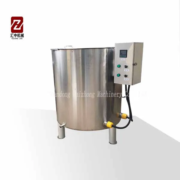 Chocolate syrup storage tank with stirring, melting tank