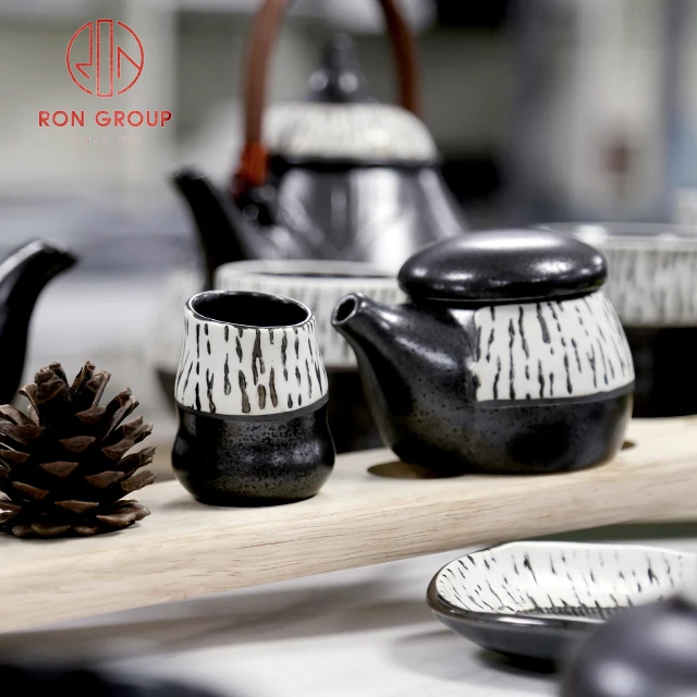 wholesale cheap customized bulk Japanese style set ceramic teapot