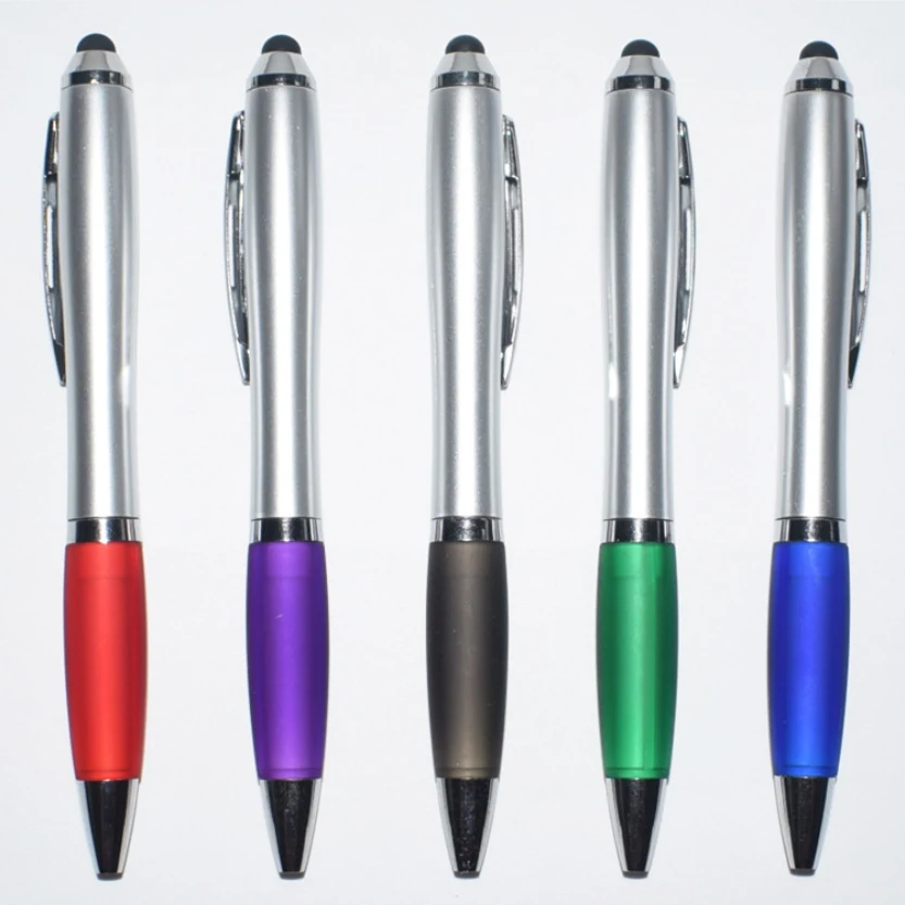 Factory price wholesale Pen with customized LOGO 2 in 1 Stylus touch pens Plastic ballpoint pen with factory price