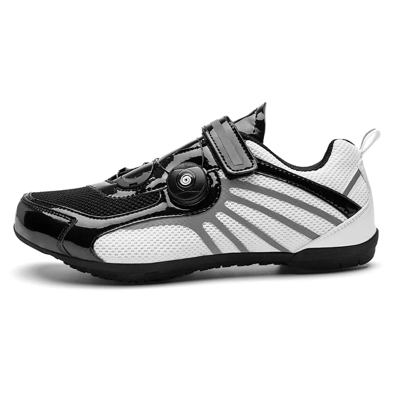 2022 new fashion non-slip light and colorful reflective cycling shoes