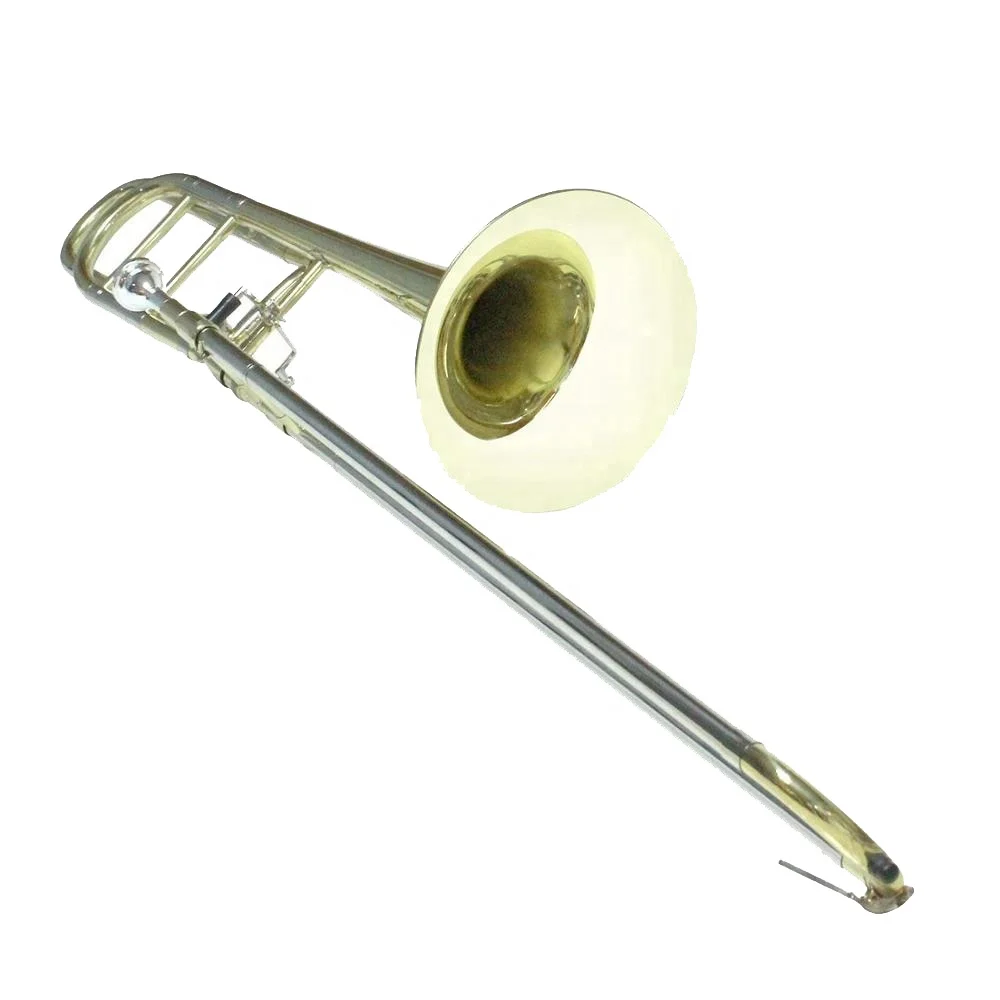 Accept OEM Cheap Bb/F Key Gold Tuning Slide Trombone JYTB506