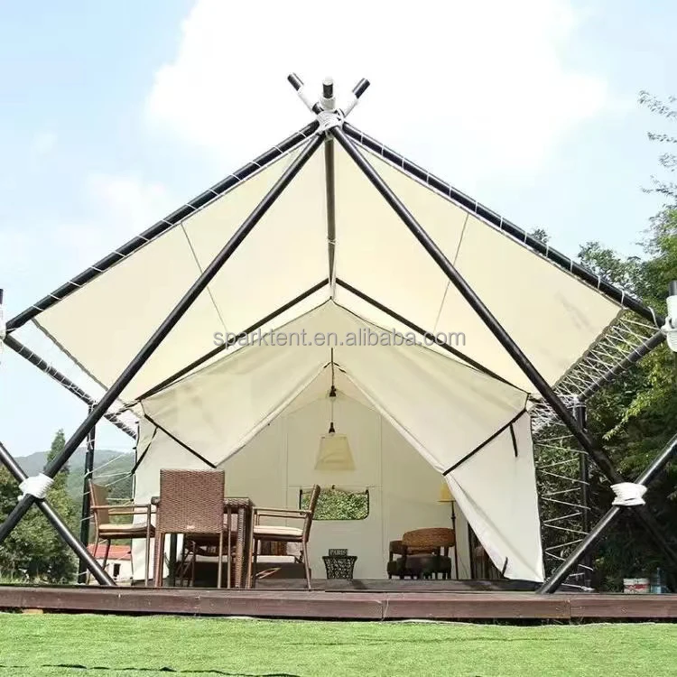 Outdoor Modular House Shape Luxury Glamping Safari Resort Tent for Sale