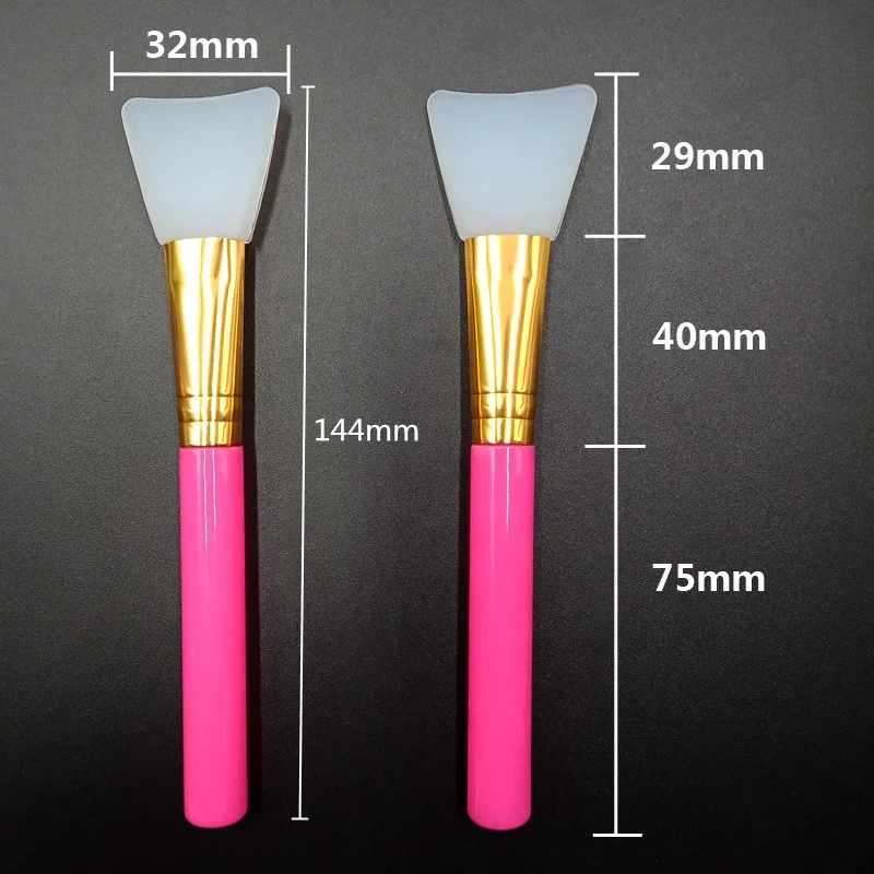 Beauty Tools Makeup Brush Applicator Factory Cheap Soft Silicon Face Mask Applicator Brush for Mud Clay Charcoal Mixed Mask