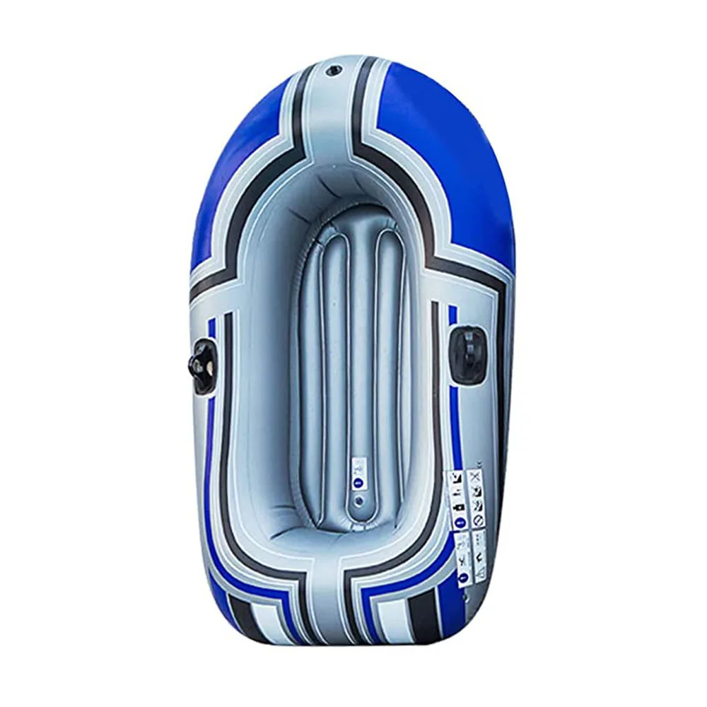 OEM source factory blue series single inflatable fishing boat kayak