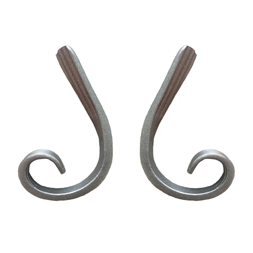 Direct Wholesale Good Quality Wrought Iron Spearheads  Fence Accessories,Art Wrought Iron Railing Designs /wrought iron railings