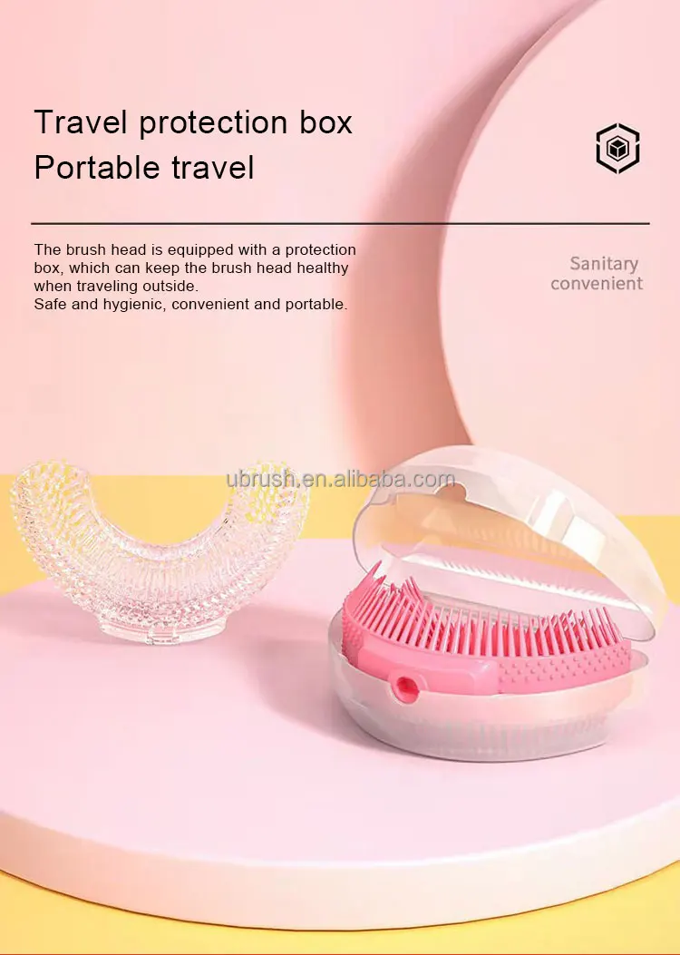 new design sterilized 360 ushaped toothbrush kids portable travel wireless 360 kids u-shaped toothbrush set.jpg