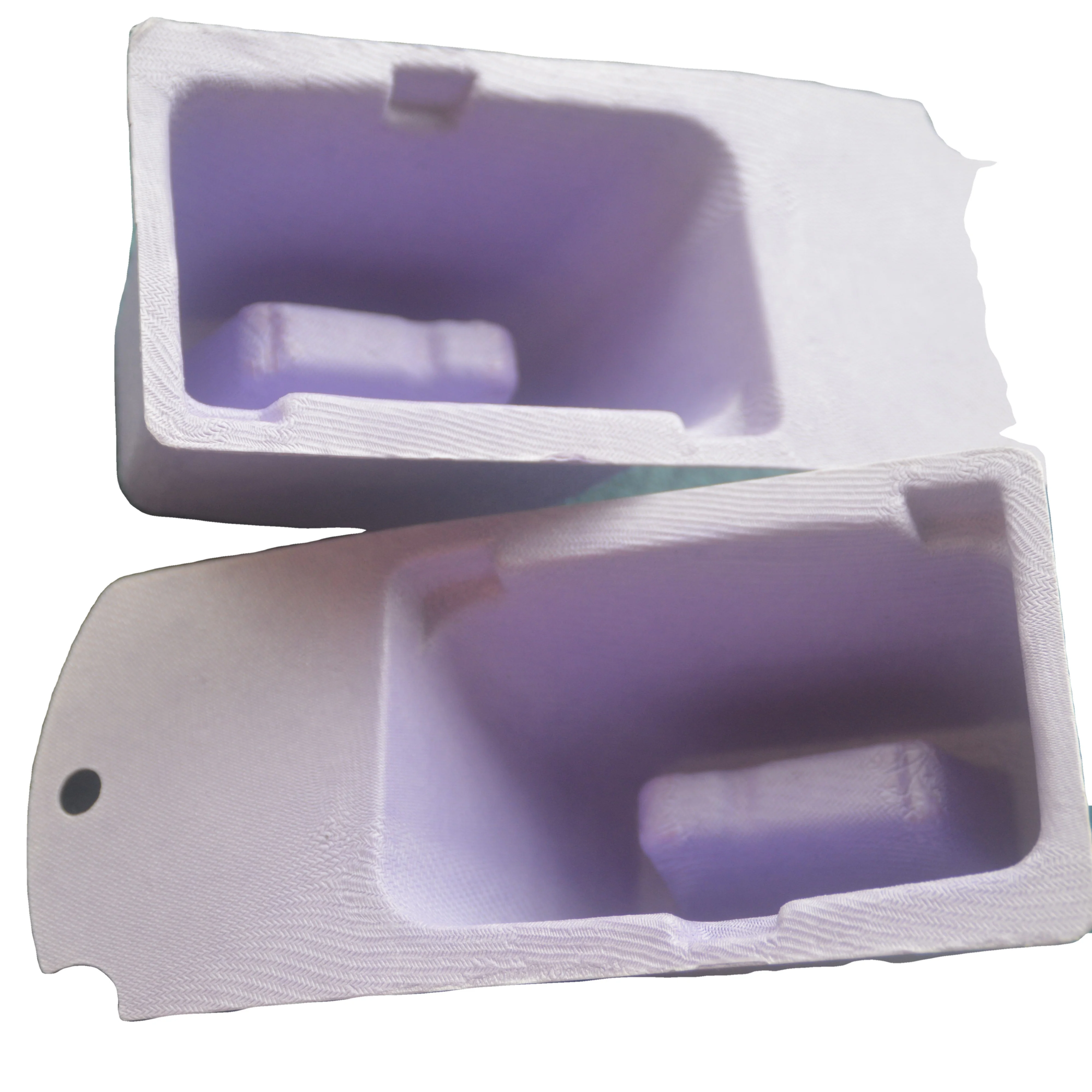 customized logo color Biodegradable Recyclable Paper Recyclable molded pulp inner Watch tray molded pulp inner packaging Grey