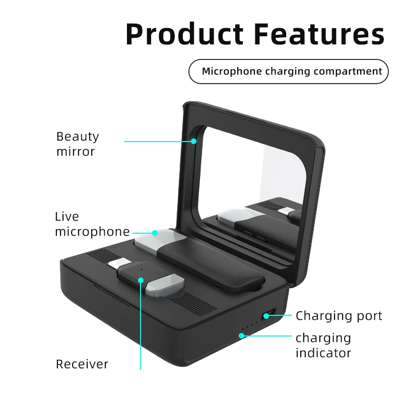 Professional M9 Ab Recording Lavalier Lapel Microphone Smartphone Live Outdoor