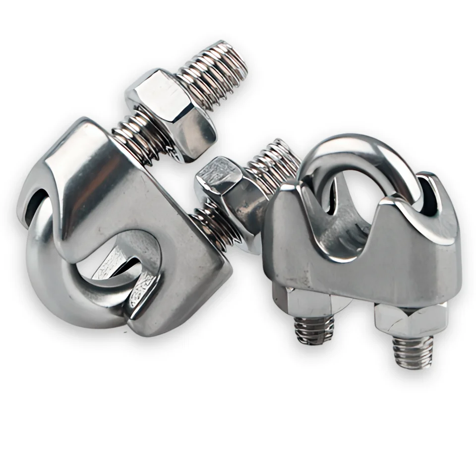 Adjustable Chain 304 Stainless Steel Rigging Hardware Wire Cable Wire Rope Clip Clamp