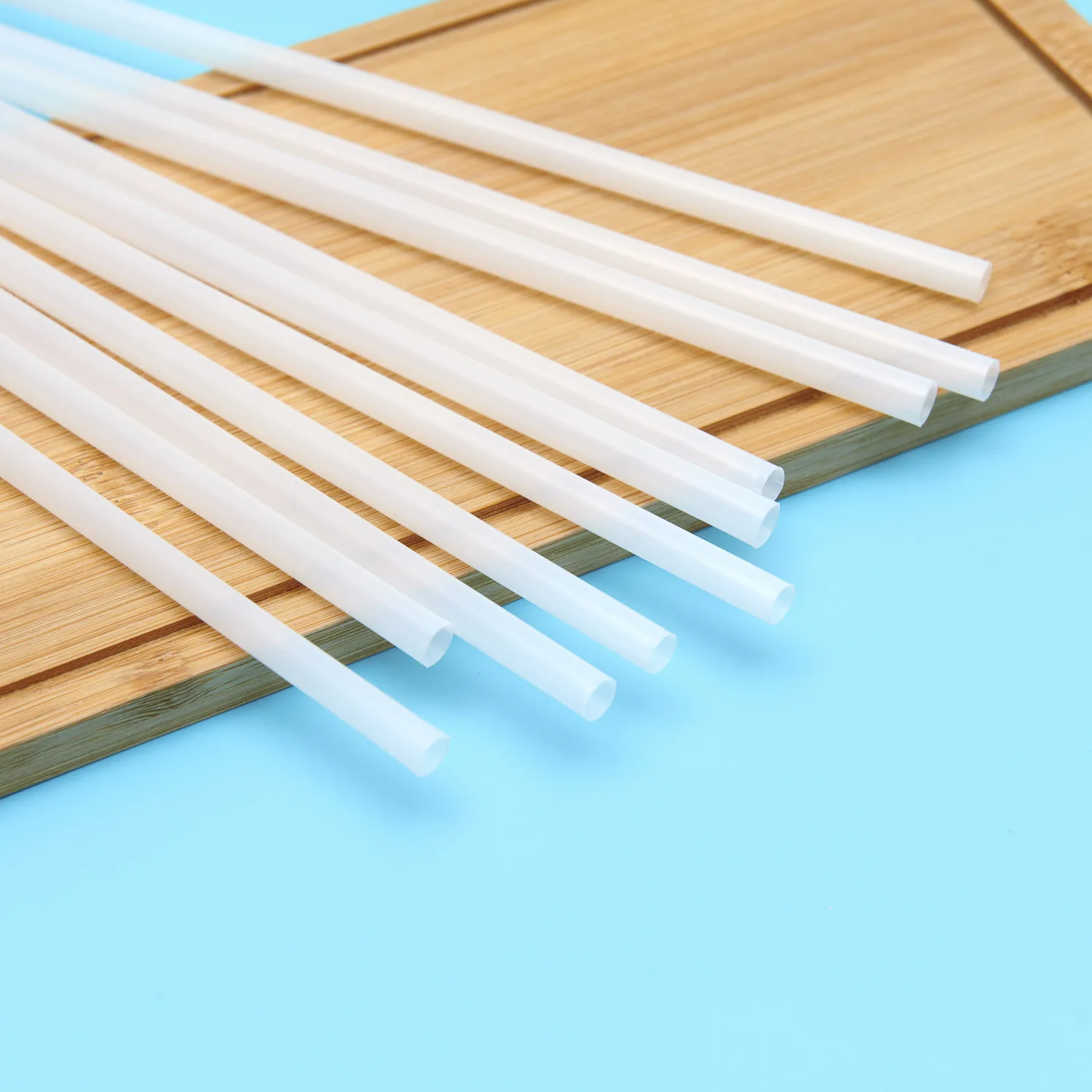 Wholesale Eco Friendly Custom Logo NO-Plastic Drinking Straws Biodegradable PLA Straws Made